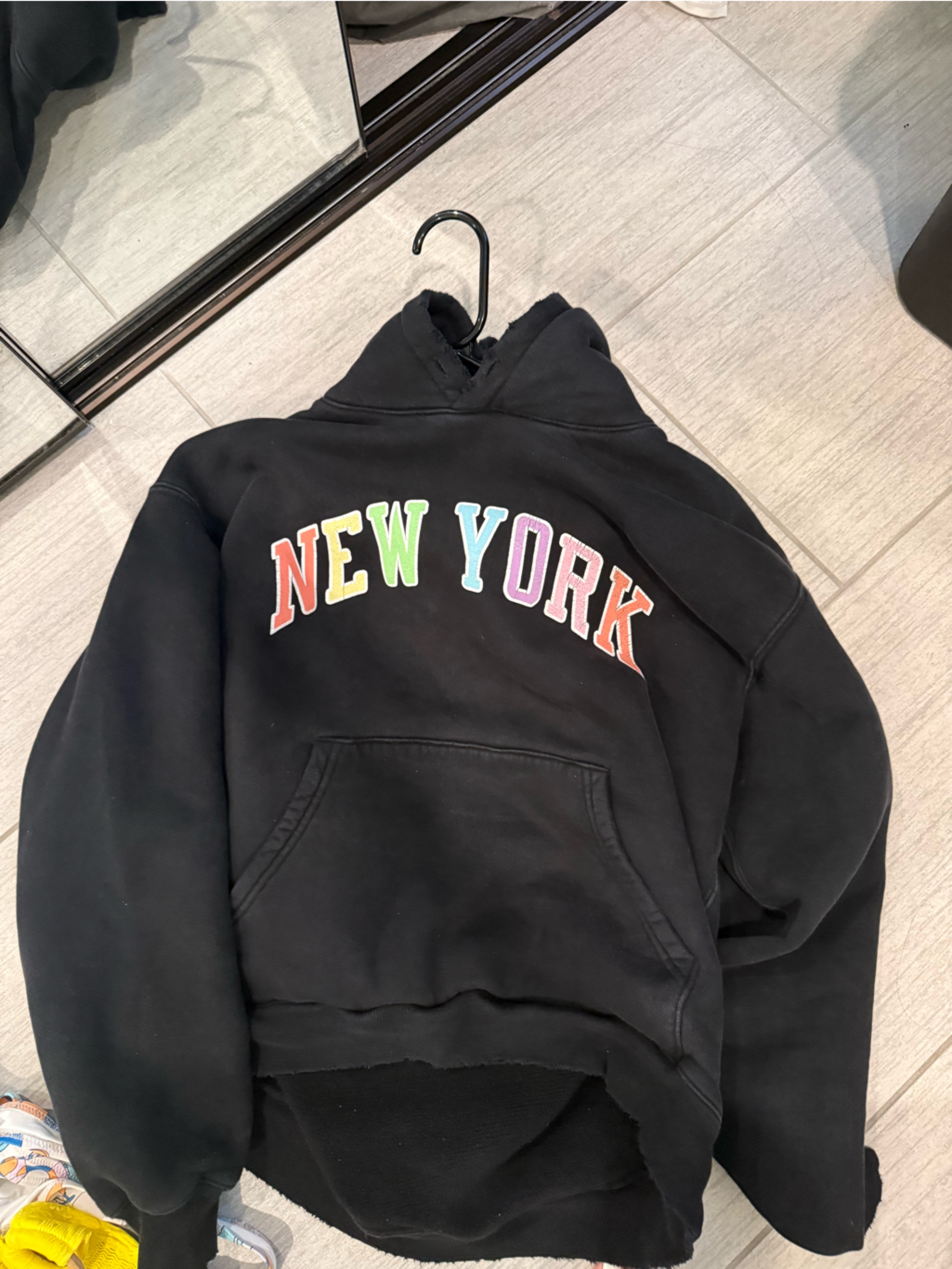 Madhappy Black Pullover New York Hoodie - Size Small